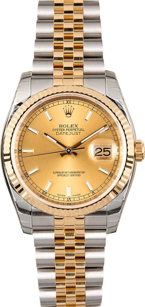 second hand rolex datejust 36|rolex datejust 36mm two tone.